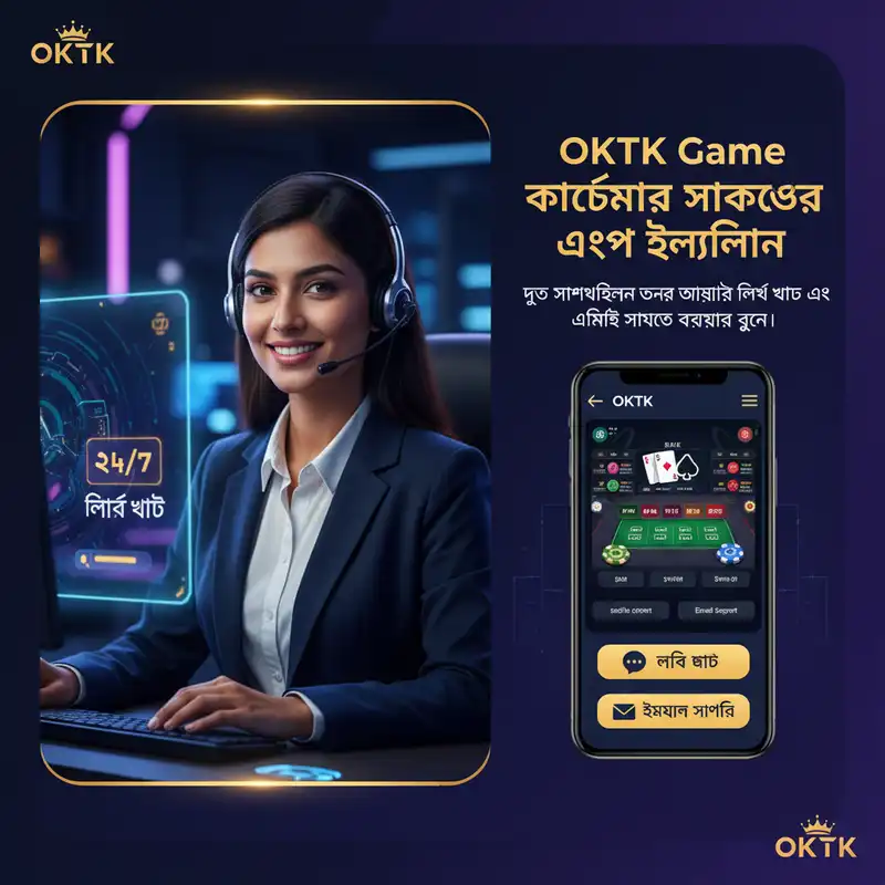 OKTK Game কাস্টমার সাপোর্ট এবং হেল্পলাইন